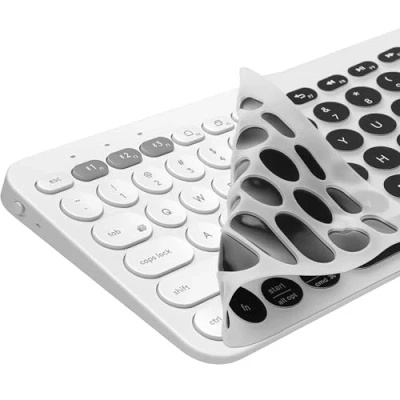 Afbeelding van kwmobile Keyboard Cover Compatible with Logitech K380 US English QWERTY Black