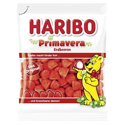 Afbeelding van Haribo Primavera Aardbeien 175 g