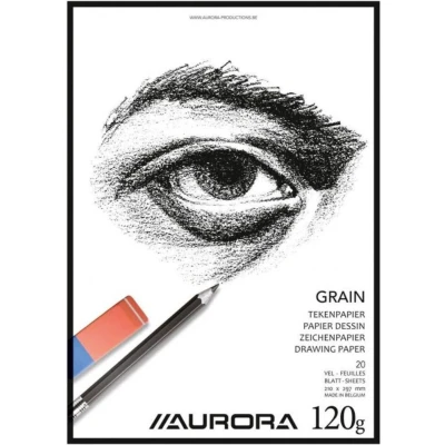 Afbeelding van Aurora Grain Tekenpapier A3 120g 20 vel