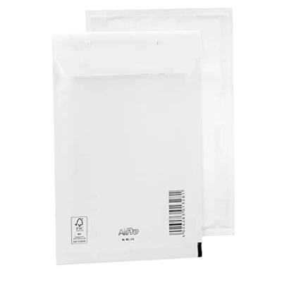 Afbeelding van 400123103 10 stuks bubbelenveloppen verzendenveloppen Bantex C3 (225 x 175 mm) 13/C met zelfklevende sluiting wit