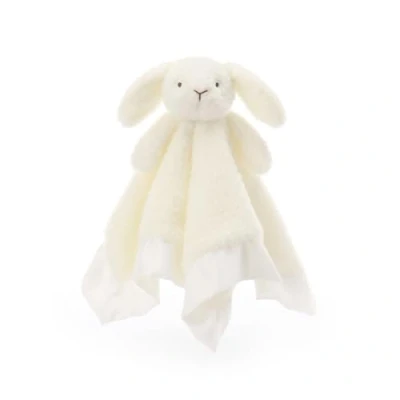 Afbeelding van Apricot Lamb Babydeken, pluche, comfortabel, voor pasgeborenen, satijn, konijn, wit