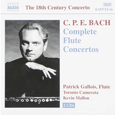 Afbeelding van Patrick Gallois, Toronto Camerata, Kevin Mallon C.P.E. Bach: Complete Flute Concertos (2 CD)