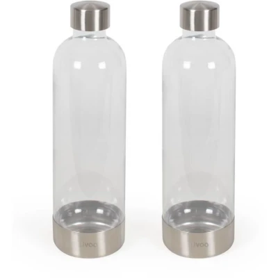Afbeelding van Livoo Set van 2 bruisflessen, Accessoires voor watersproeiers, Transparant