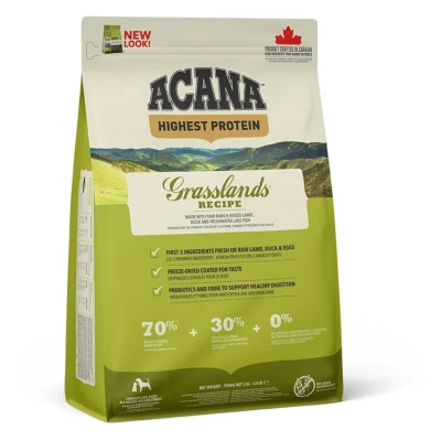 Afbeelding van Acana Regionals Grasslands Dog Lam&amp;Eend&amp;Witvis Hondenvoer 2 kg