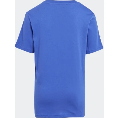 Afbeelding van adidas Sportswear Tiberio 3COLORBLOCK TEE Unisex Tshirt print voor kinderen, Maat: 140, Semi lucid blue /medium grey heather/white
