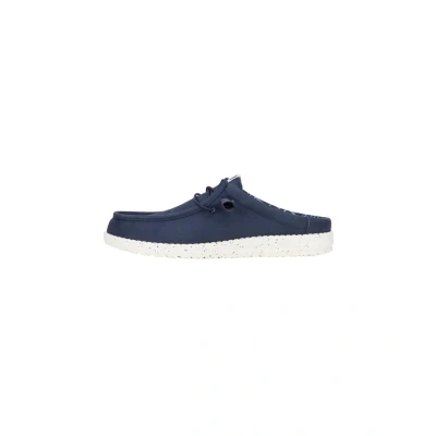 Afbeelding van Heydude Wally SLIP Stretch Canvas Slipons Muiltjes, Heren, Maat: 44, Navy