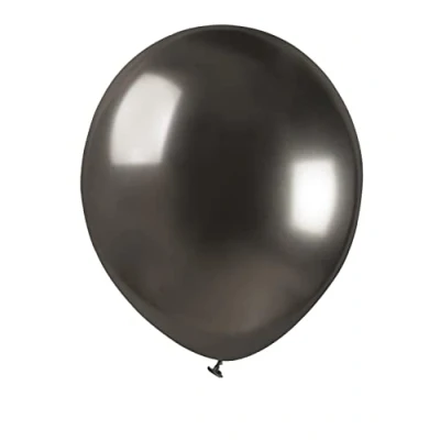 Afbeelding van Ciao 100 ballonnen metallic premium kwaliteit A50 (Ø 13 cm/5 inch) zwart