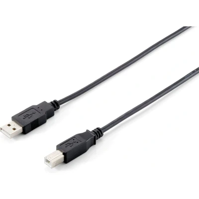 Afbeelding van Equip USB kabel A stekker, B stekker 5.00 m Zwart 128862