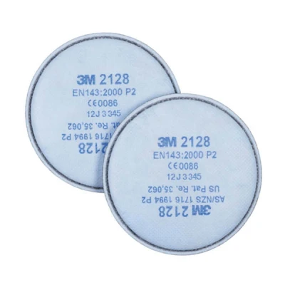 Image de 3M filtre à poussière P2 R Ozon pour demi masques et complets des séries 6000 7000 (20 pièces)