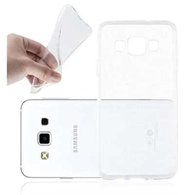 Afbeelding van Cadorabo Hoesje geschikt voor Samsung Galaxy A3 2015 in VOLLEDIG TRANSPARANT Beschermhoes gemaakt van flexibel TPU Silicone Case Cover