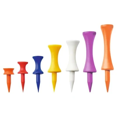 Afbeelding van Kunststof Castle tees 12 mm 40 stuks kleur rood
