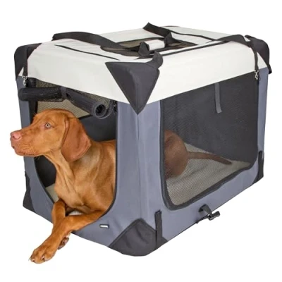 Afbeelding van Kerbl Reisbox Journey Grijs/Beige 91x63,5x63,5cm