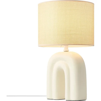 Afbeelding van Nordlux Haze tafellamp keramiek textiel E27 beige
