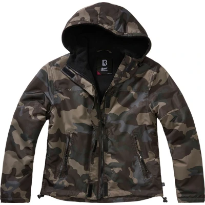 Afbeelding van Brandit Frontzip Jas, Dames, Maat: 4XL, Dark camouflage