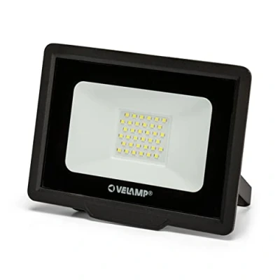 Afbeelding van Velamp PADLIGHT5, SMD LED spot, 30W IP65, zwart 4000K
