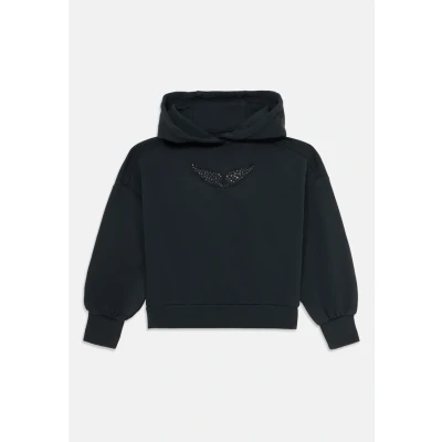 Afbeelding van Zadig &amp; Voltaire Sweater met capuchon Zwart Maat 140
