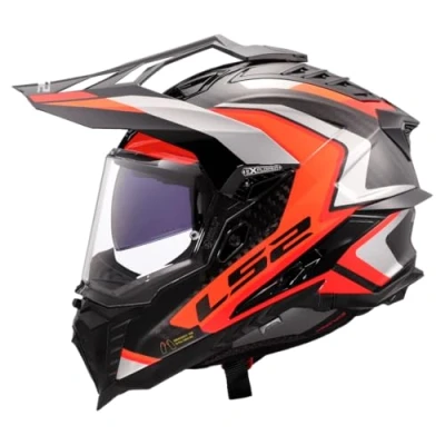 Afbeelding van LS2 MX701 Explorer Carbon Adventure helm Frontier II oranje