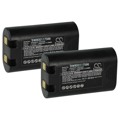 Afbeelding van vhbw 2 x batterij compatibel met Dymo LabelManager 420P, 360D printer (1600 mAh, 7,4 V, Li Ion)