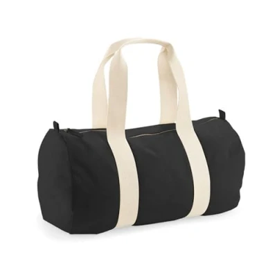 Afbeelding van EarthAware® Organic Barrel Bag (Zwart)
