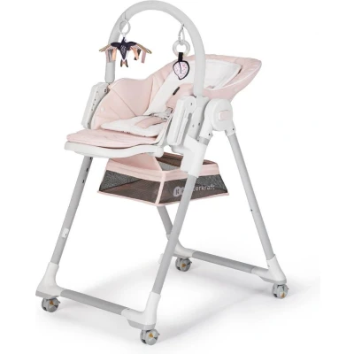 Afbeelding van Kinderkraft LASTREE Kinderstoel 2in1 Wipstoel baby Speelboog Roze