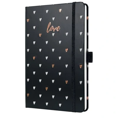 Afbeelding van Weekagenda Beauty A5 2025 (NL/FR/EN/DU) Dark Love Hardcover