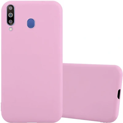 Afbeelding van Cadorabo Hoesje geschikt voor Samsung Galaxy M30 / A40s in CANDY ROZE Beschermhoes gemaakt van flexibel TPU silicone Case Cover