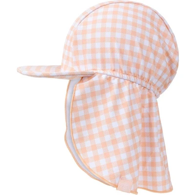 Afbeelding van Swim Essentials UV Zonnepetje Baby Abrikoos Oranje 1 2 jaar