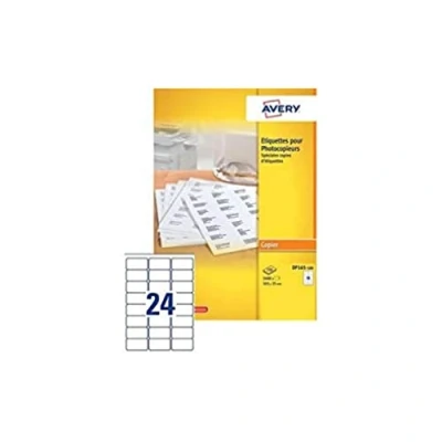 Afbeelding van Etiket Avery DP246 100 70x36mm wit 2400stuks