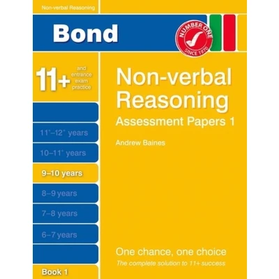 Afbeelding van Bond Assessment Papers Non Verbal Reasoning 9 10 Yrs Book 1