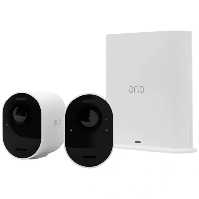 Afbeelding van Arlo Ultra 2 Beveiligingscamera 4K Wit Duo Pack