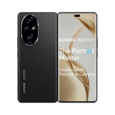 Image de Honor 200 Pro 12GB/512GB Noir avec Yoin contrat mn + 40000 Mo 4G+