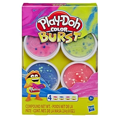 Afbeelding van Play Doh Kleuren Explosie Met 4 Potjes Klei