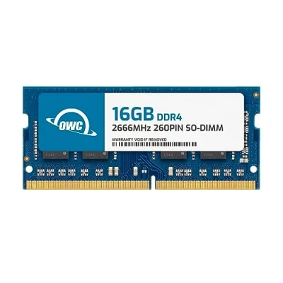 Afbeelding van OWC 16 GB Memory Upgrade Module PC21300 DDR4 2666MHz SO DIMM voor Mac mini (2018 Stroom), iMac (2017 2020) en compatibele pc&#039;s
