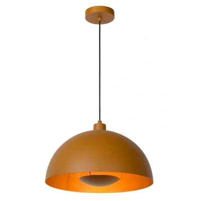 Afbeelding van Lucide SIEMON Hanglamp 1xE27 Okergeel