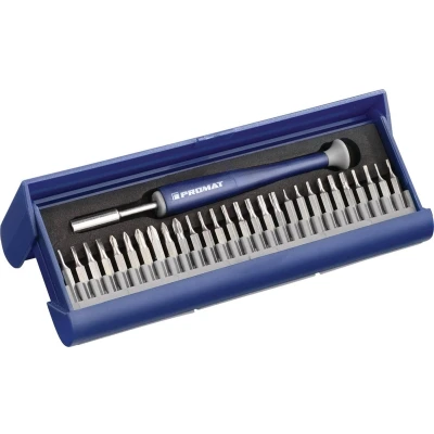 Afbeelding van Promat precisie schroevndraaier set magnetisch 27 delig 4000828142