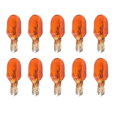 Afbeelding van 10 stuks autolampen, 12 V, vervangingslampen voor auto&#039;s en motorfietsen (T10 WY5W 12V 5W, standaard)