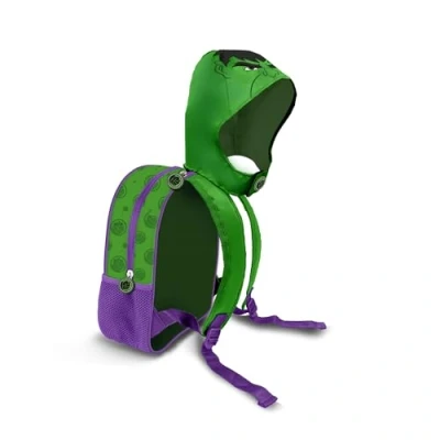 Afbeelding van De Hulk Rugzak met Capuchon Marvel Ga! Kostuum Groen 11x26x31 cm