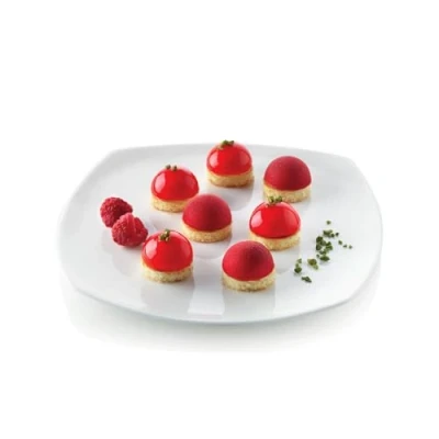 Afbeelding van Silikomart Sf 005 Half spheres Silicone Mould Ø40 H 20 Mm