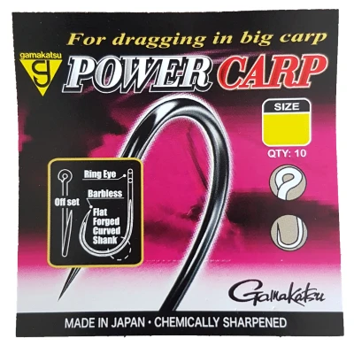 Image de Gamakatsu G Power Carp Ring Eye Barbless (10 pcs) Taille : 10