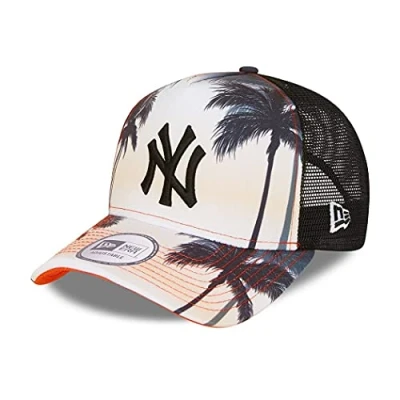 Afbeelding van New Era verstelbare trucker baseball cap, vintage auto voor heren