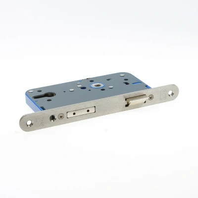 Afbeelding van ASSA ABLOY veiligheids insteekslot doornmaat 60 PC 72 voorplaat afgerond SKG**