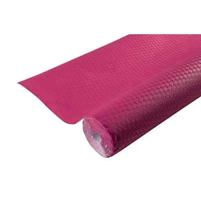 Afbeelding van Pro tafelkleed, ref. 802088l, wegwerptafelkleed gemaakt van versierd papier, unieke, esthetische en diepe versiering, rol 20 m lang 1,20 breed, kleur: hortensia, in Frankrijk
