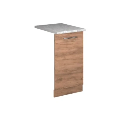 Afbeelding van Vicco Fame LineVoorpaneel vaatwasser 45 cm , WB Marmer Krachtige eik goud