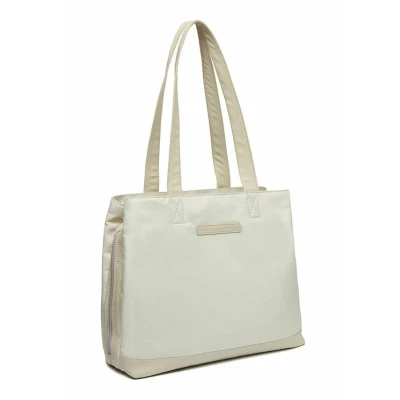 Afbeelding van Leren Shopper Off White Lavik voor Dames The Chesterfield Brand