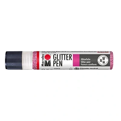 Afbeelding van Marabu Glitter Liner verf, glitterroze, 25 ml