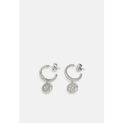 Afbeelding van Guess Jewellery JUBE04596JWRHT U Oorbellen Ronde hanger met kristallen Zilver