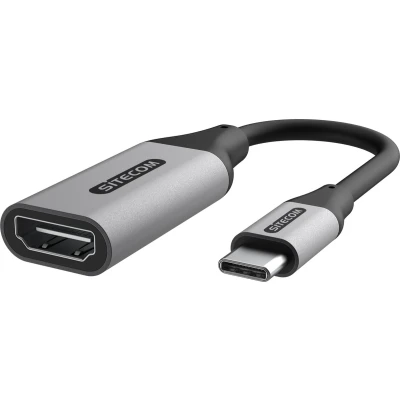 Afbeelding van Sitecom Video Adapter Usb c Naar Hdmi 2.0 Zilver / Zwart (ad 1002)