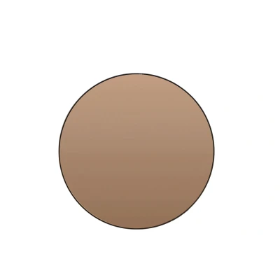 Afbeelding van Espejo spiegel rond Ø116 cm bruin glas