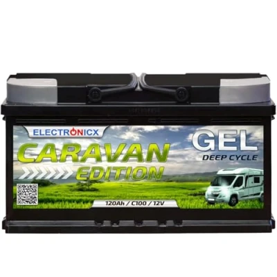 Afbeelding van 120 Ah Gel Accu Caravan Edition Camping Car en Zonne energie Batterij 12 V Draagbare Zonnepaneel