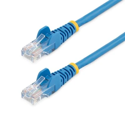 Image de StarTech.com Cable reseau Cat5e UTP sans crochet 7 m bleu cordon Ethernet RJ45 anti accroc patch de raccordement
